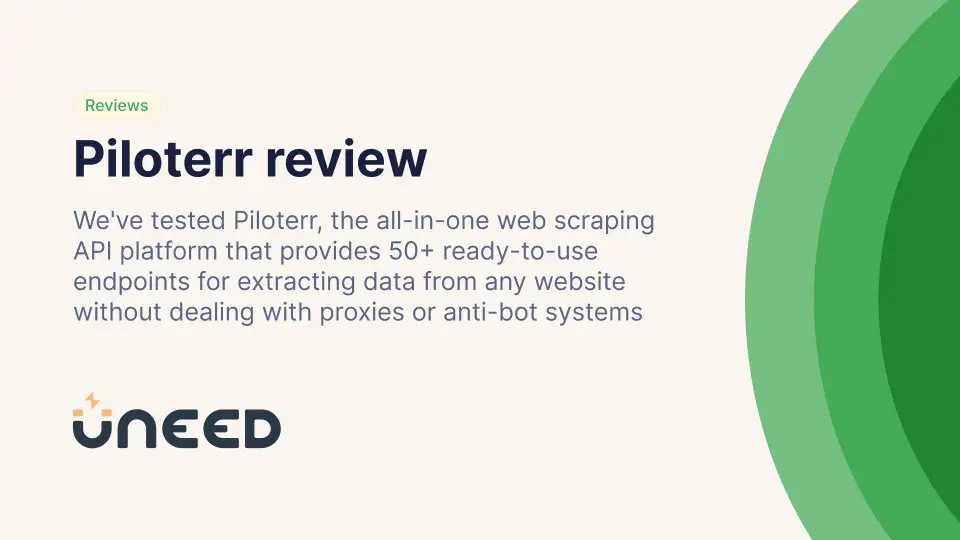 Piloterr Review - Web Scraping with 50+ APIs