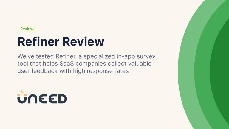 Refiner Review - In-App Survey Tool for SaaS