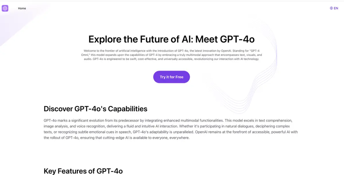 GPT4o.so: ChatGPT4o Free product image