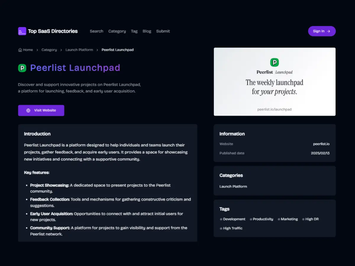 Top SaaS Directories image number 11