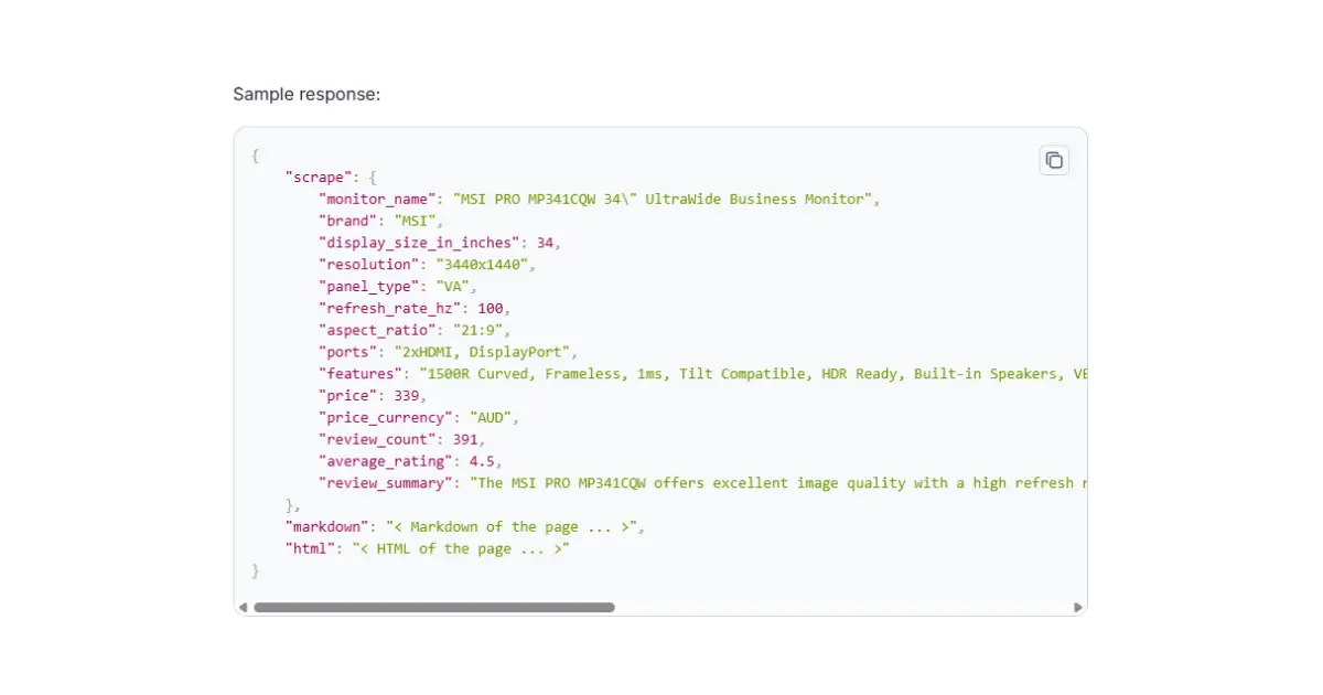 Web Scraping API image number 11
