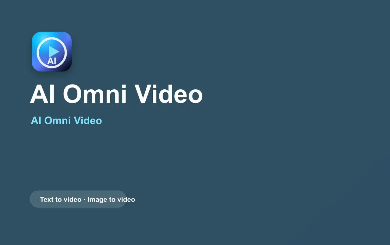 ai omni   video product image