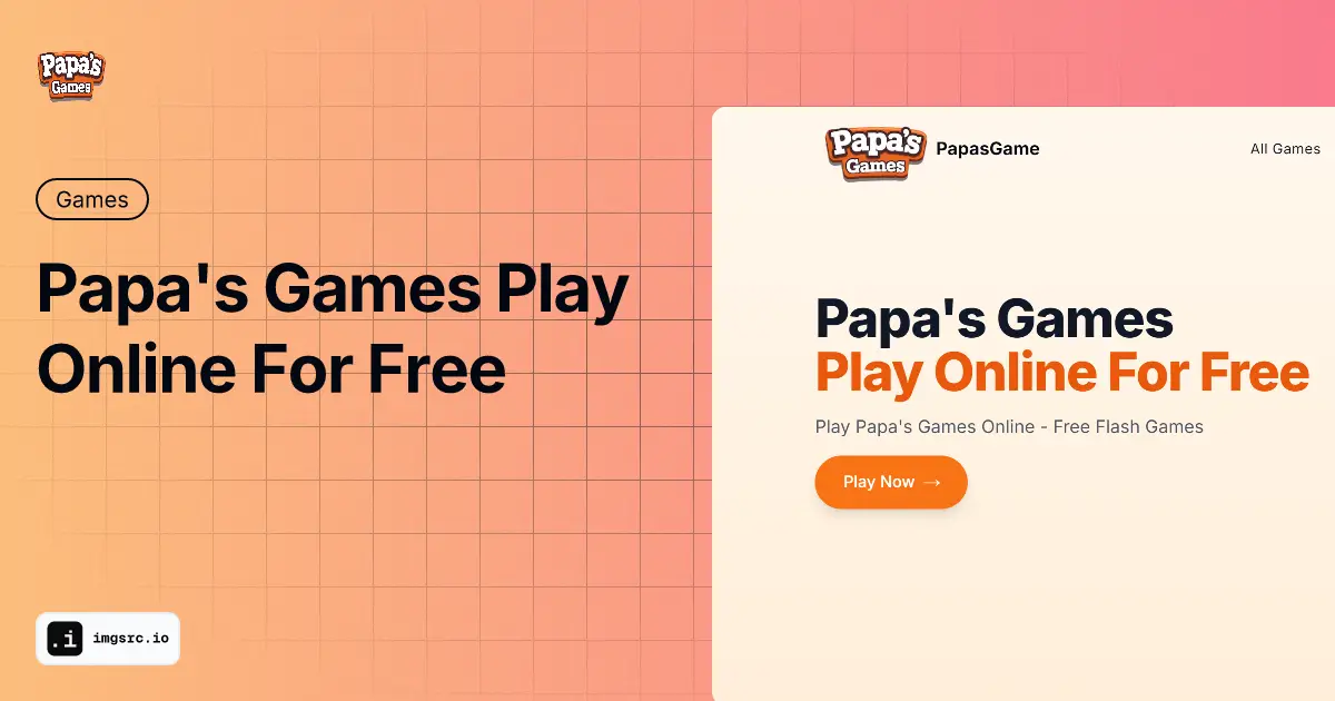 papas game product image