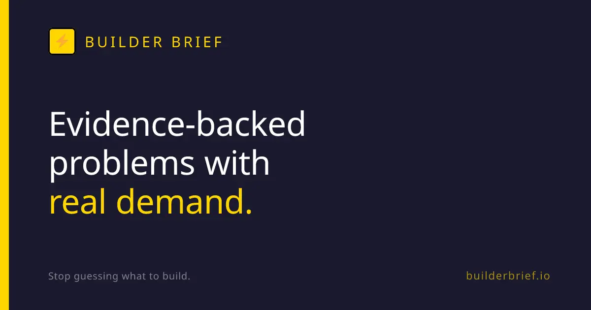 Builder Brief product image