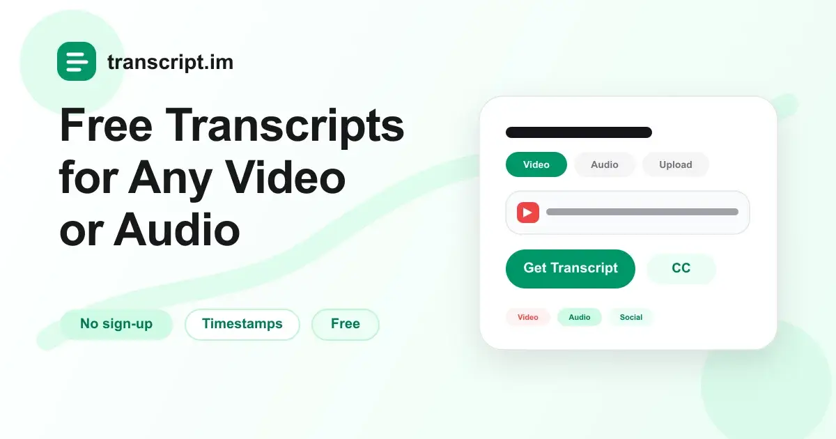 Transcript.im product image