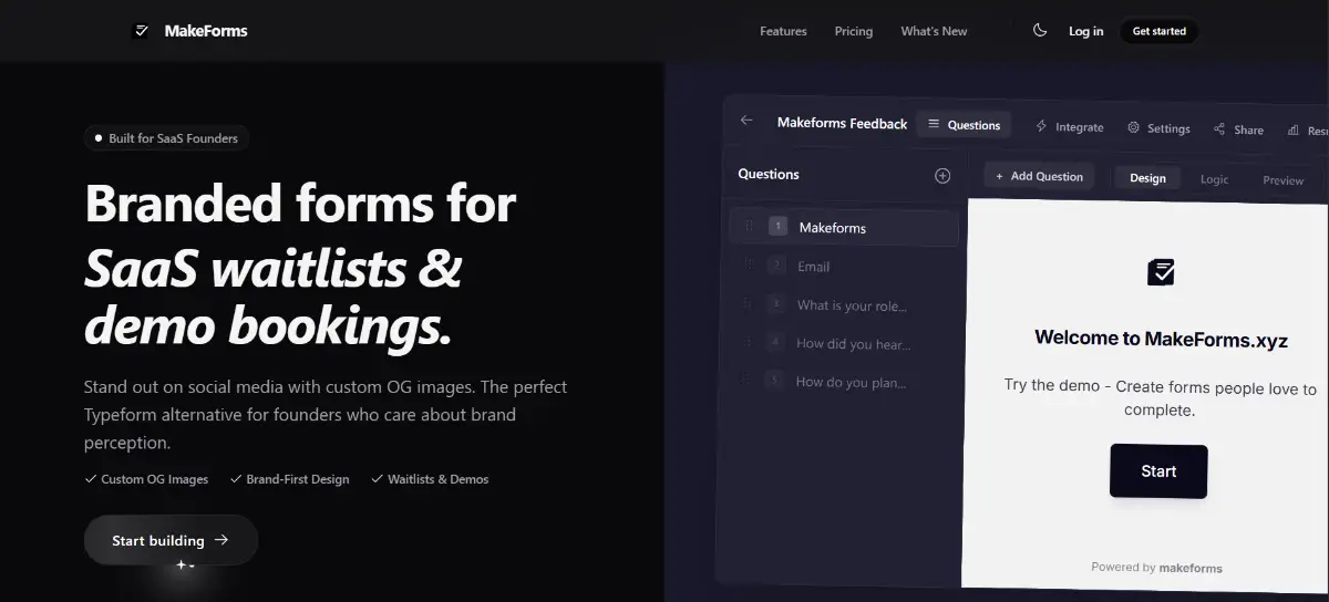 MakeForms-Brand-First Form Builder image number 01
