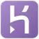 Logo of Heroku